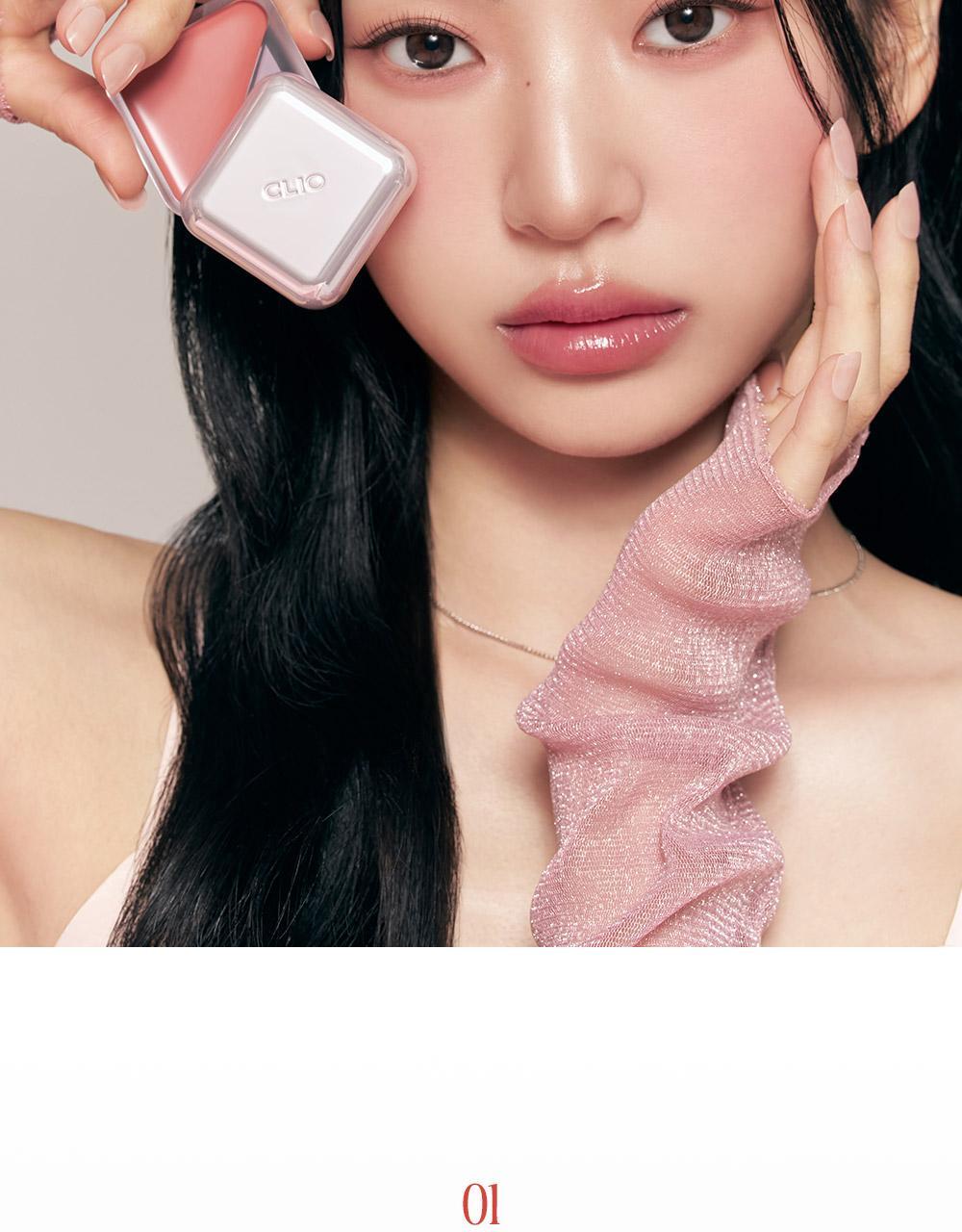 韓國 新色入〖新增Blur霧面版〗Clio X 俞真 Essential Lipcheek Tap 多用途唇頰兩用胭脂霜(霧面/光澤) - 多色選擇