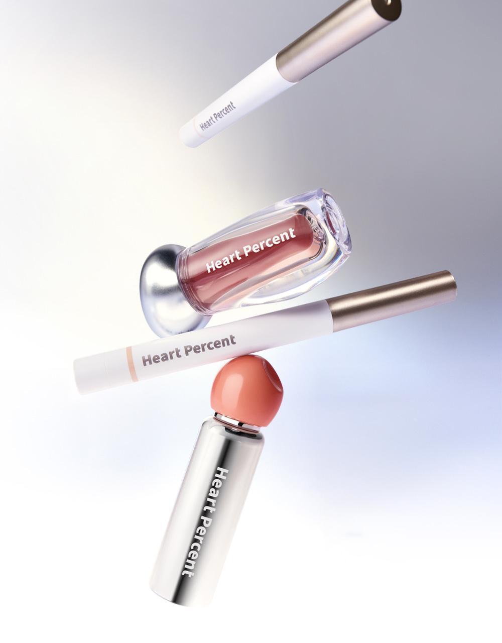 韓國 Heart Percent.Dote On Mood Over Melting Gloss  遇膚即融蜜光豐盈潤唇蜜(#01-08) - 8色選擇