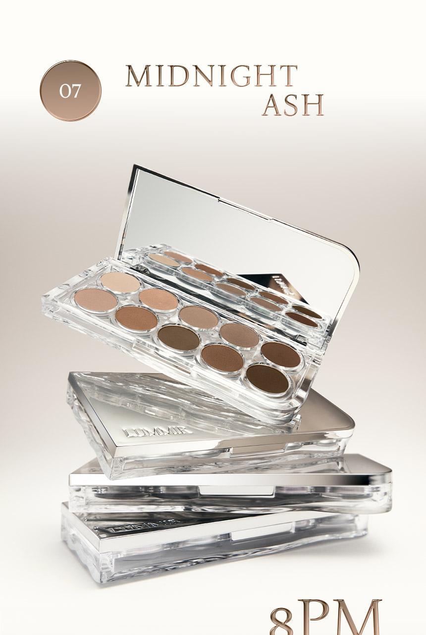 新色🤎🖤07 Midnight Ash號入!自留推介~GlowPick No.1🏆! 星級化妝師iseul研發!韓國 LUMMIR Light On Eyes Shadow Palette 10色水光眼影盤 - 5色選擇