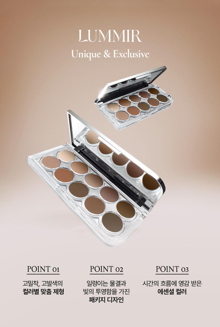 新色🤎🖤07 Midnight Ash號入!自留推介~GlowPick No.1🏆! 星級化妝師iseul研發!韓國 LUMMIR Light On Eyes Shadow Palette 10色水光眼影盤 - 5色選擇