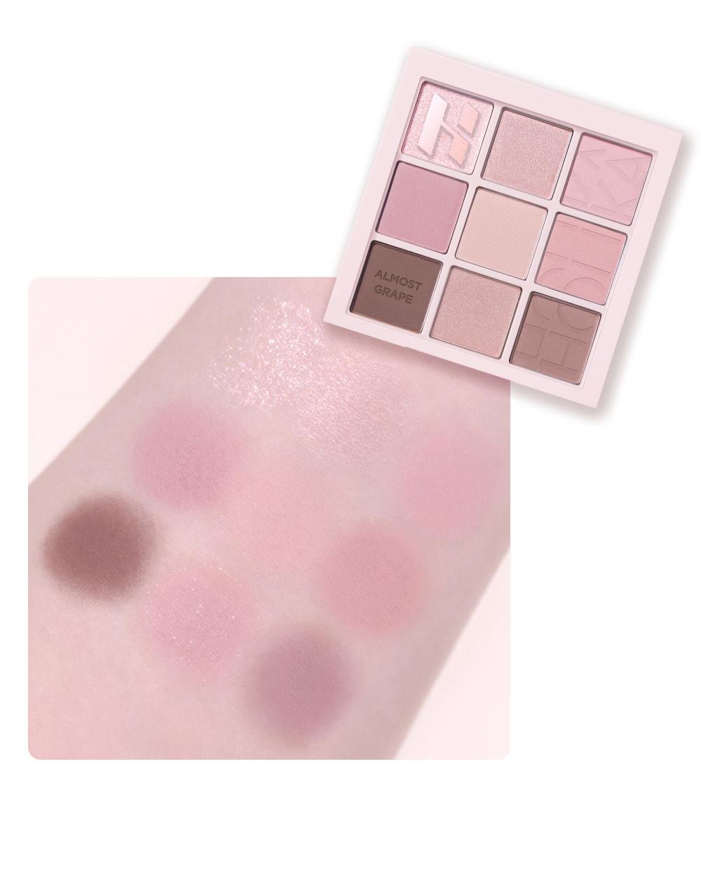 【Olive Young限量Set送單色眼影】新色盤Yuja Citrus Tea & Cinnamon Roll ~ 韓國Holika Holika My Fave Mood Eye Palette 9色眼影盤 - 多色調選擇