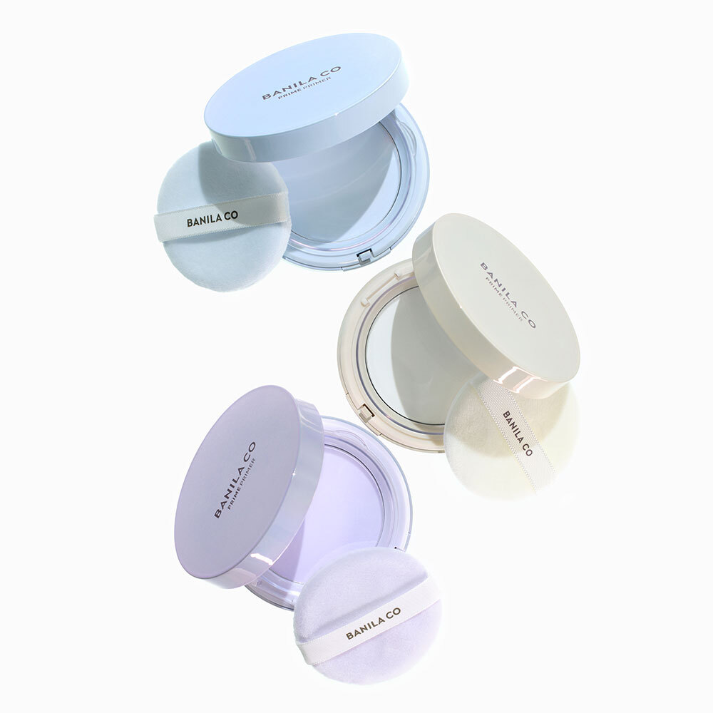 韓國Banila co Prime Primer Finish Pact 輕透控油毛孔校正定妝粉餅連粉撲 - 3色選擇