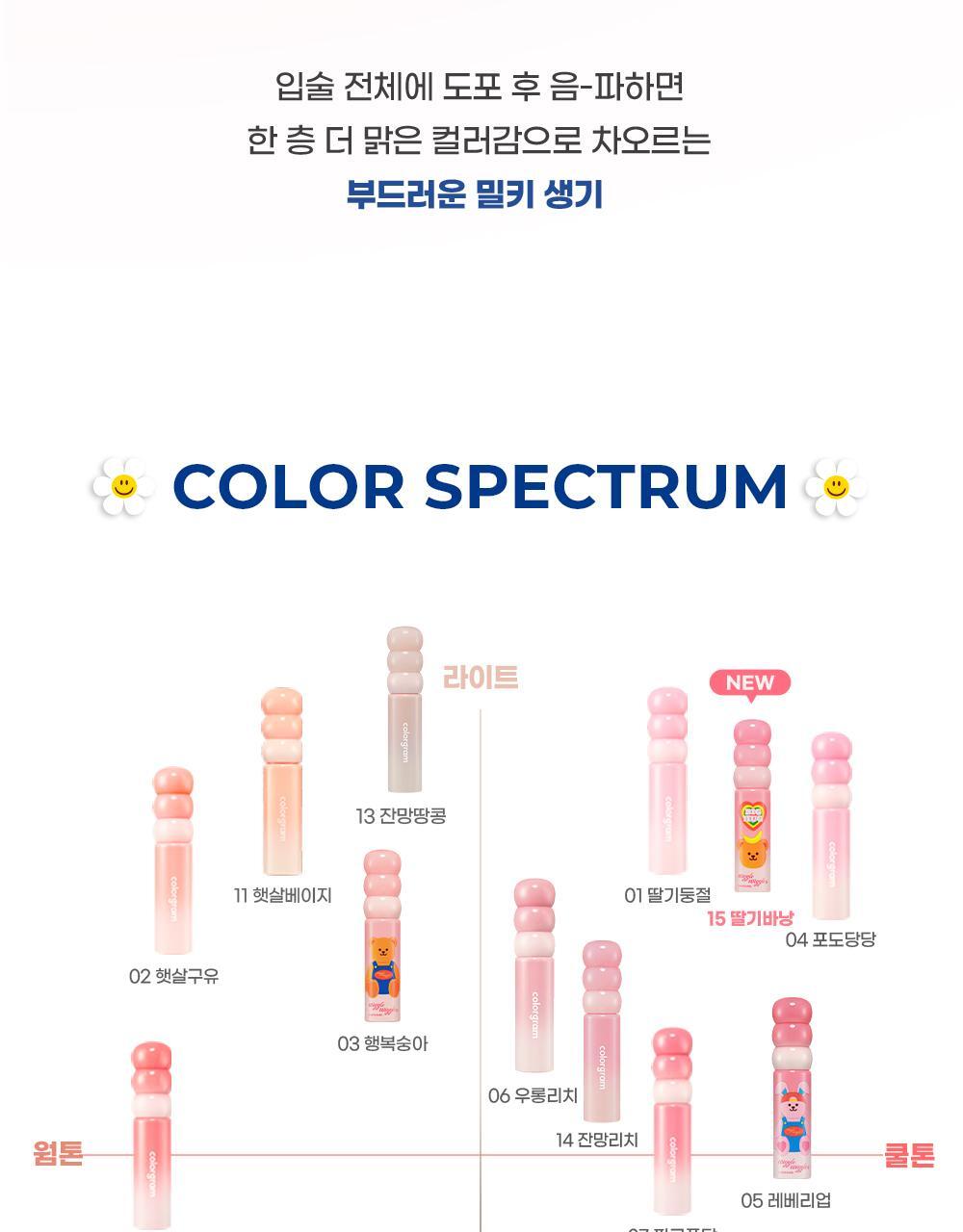 [NEW #25SS Milk系列新色入！] 韓國 Colorgram 24AD Fruity Glass Milk Tint 冰糖葫蘆果汁玻璃唇釉 (#00-19) - 20色選擇