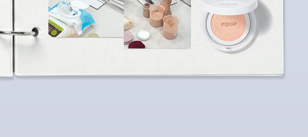 首款完成透氣測試的氣墊~韓國 espoir Silk Skin Layer Cushion Single 超薄層感絲綢半霧面氣墊粉餅SPF42 PA++ - 7色選擇