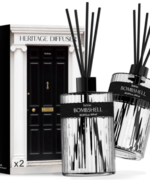 大容量香水擴香～韓國 hetras Heritage Perfume Diffuser 2P Set Heritage系列 西班牙進口香料高端香水擴香瓶(一套2瓶600ml x 2) - 6款香味選擇