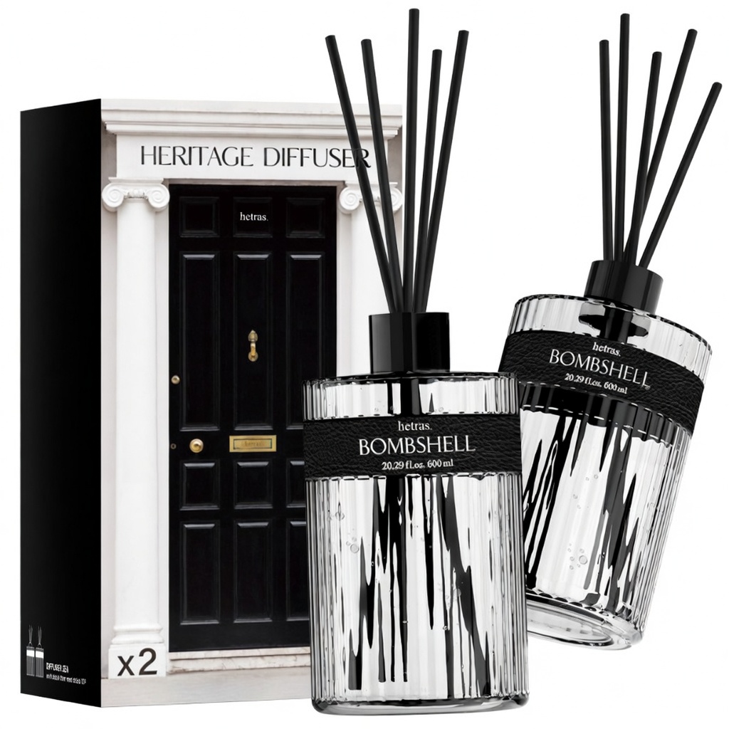 大容量香水擴香~韓國 hetras Heritage Perfume Diffuser 2P Set Heritage系列 西班牙進口香料高端香水擴香瓶(一套2瓶600ml x 2) - 6款香味選擇 大容量香水擴香~韓國 hetras Heritage Perfume Diffuser 2P Set Heritage系列 西班牙進口香料高端香水擴香瓶(一套2瓶600ml x 2) - 6款香味選擇