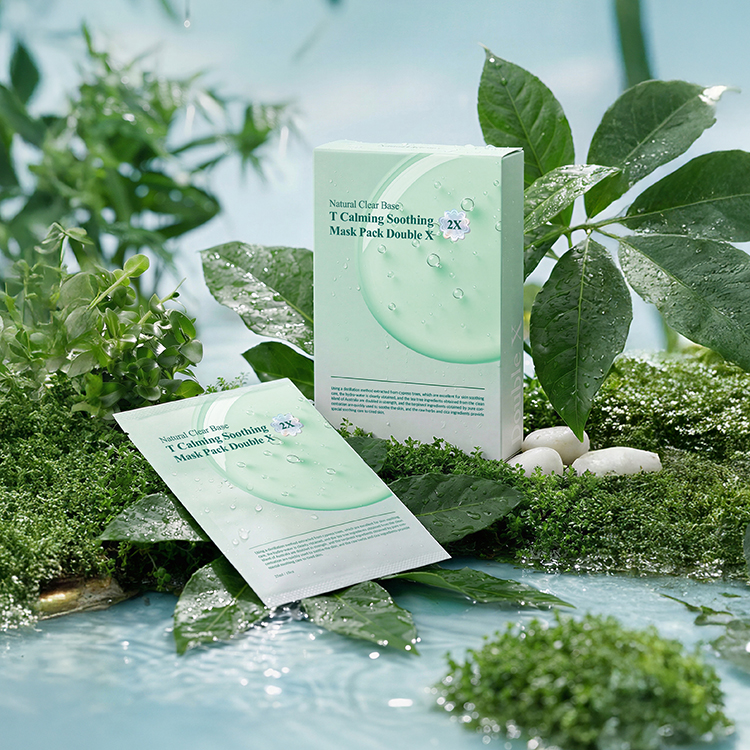 最新升級~韓國 Natural Clear Base T Calming Soothing Mask Pack Double X 有機茶樹積雪草速效舒緩鎮靜面膜 10片裝 最新升級~韓國 Natural Clear Base T Calming Soothing Mask Pack Double X 有機茶樹積雪草速效舒緩鎮靜面膜 10片裝