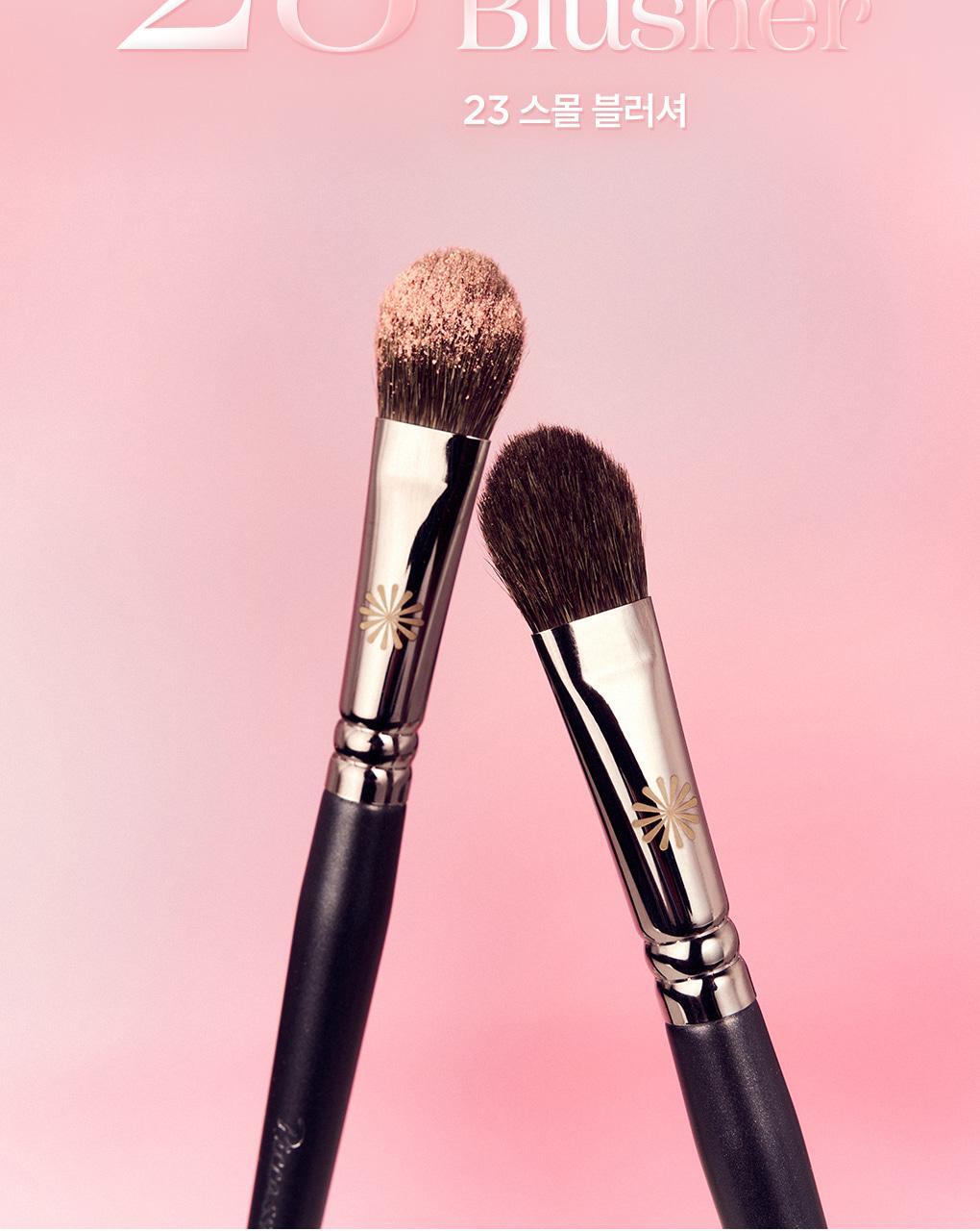 韓國 Piccasso Blusher Brush 專業級胭脂掃系列 (#333 胭脂膏/液頰彩掃, #23 Small, Pony 14, 皇牌 #108) - 4種選擇