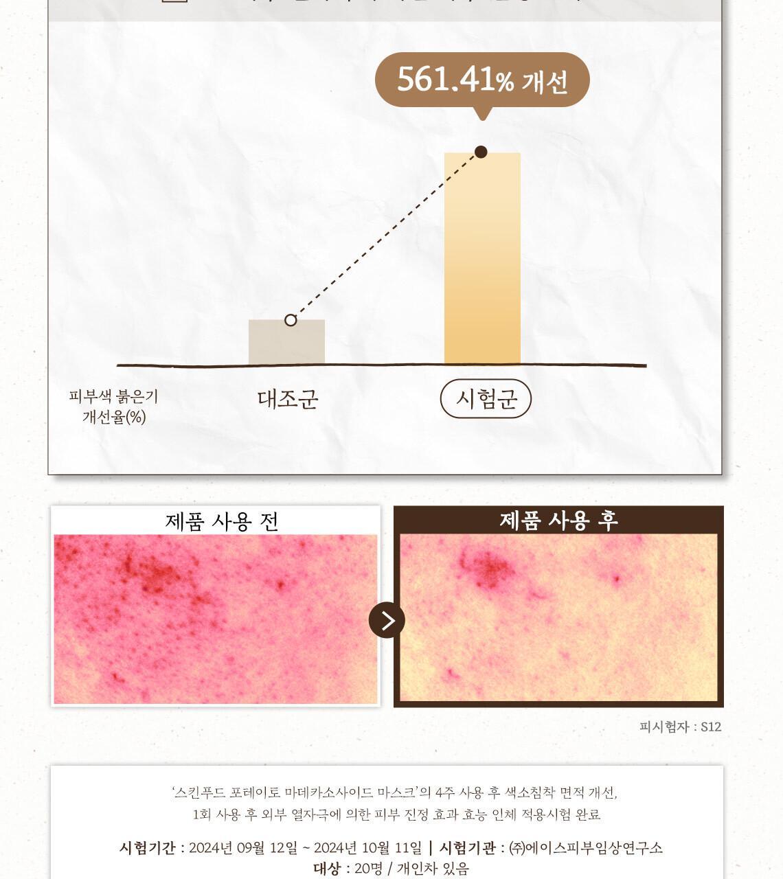 韓國 skinfood POTATO MADECASSOSIDE MASK 馬鈴薯積雪草緩修護面膜 - 單片24ml