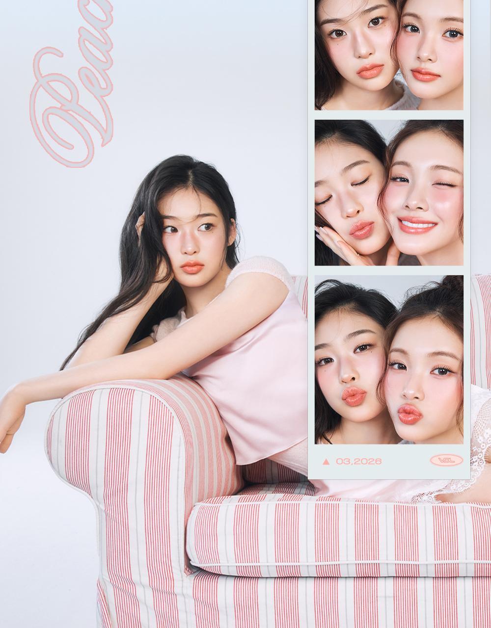 【🍑Olive Young限量SET 】韓國大熱~VDL Cheek Stain Blusher / Blusher Duo VDL 隱沒毛孔胭脂盤/胭脂高光2合1盤+(送雙頭掃 / 粉撲) - 多色選擇