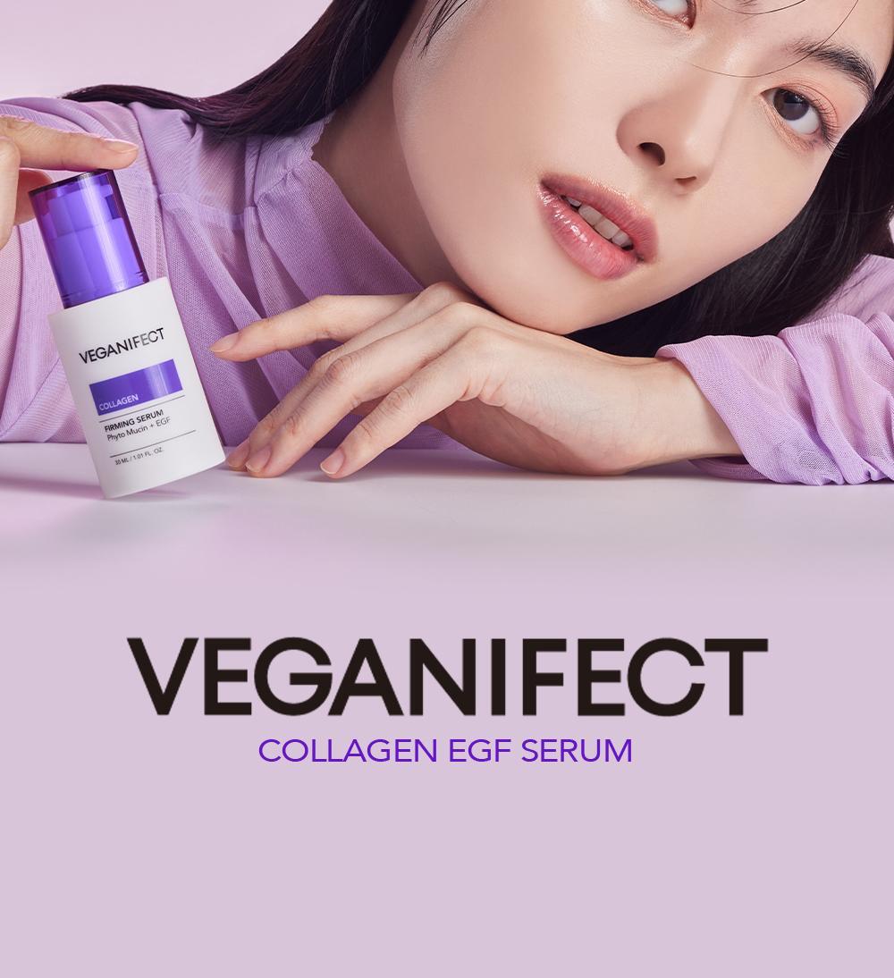 【喚活細胞能量】韓國 Veganifect Collagen NMN EGF Firming Serum 膠原蛋白 X NMN X Phyto Mucin + EGF 減紋抗老彈力精華 - 30ml