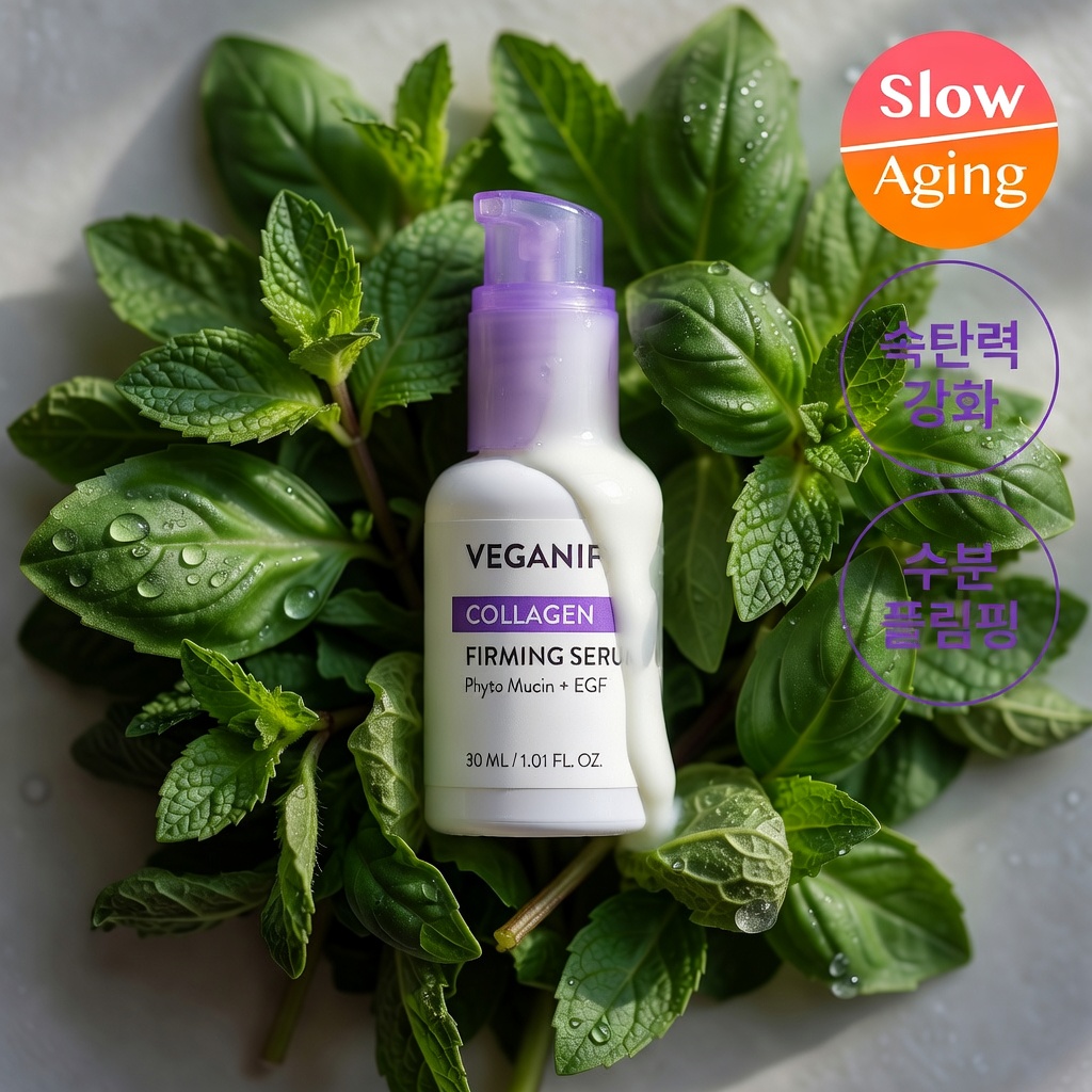 【喚活細胞能量】韓國 Veganifect Collagen NMN EGF Firming Serum 膠原蛋白 X NMN X Phyto Mucin + EGF 減紋抗老彈力精華 - 30ml