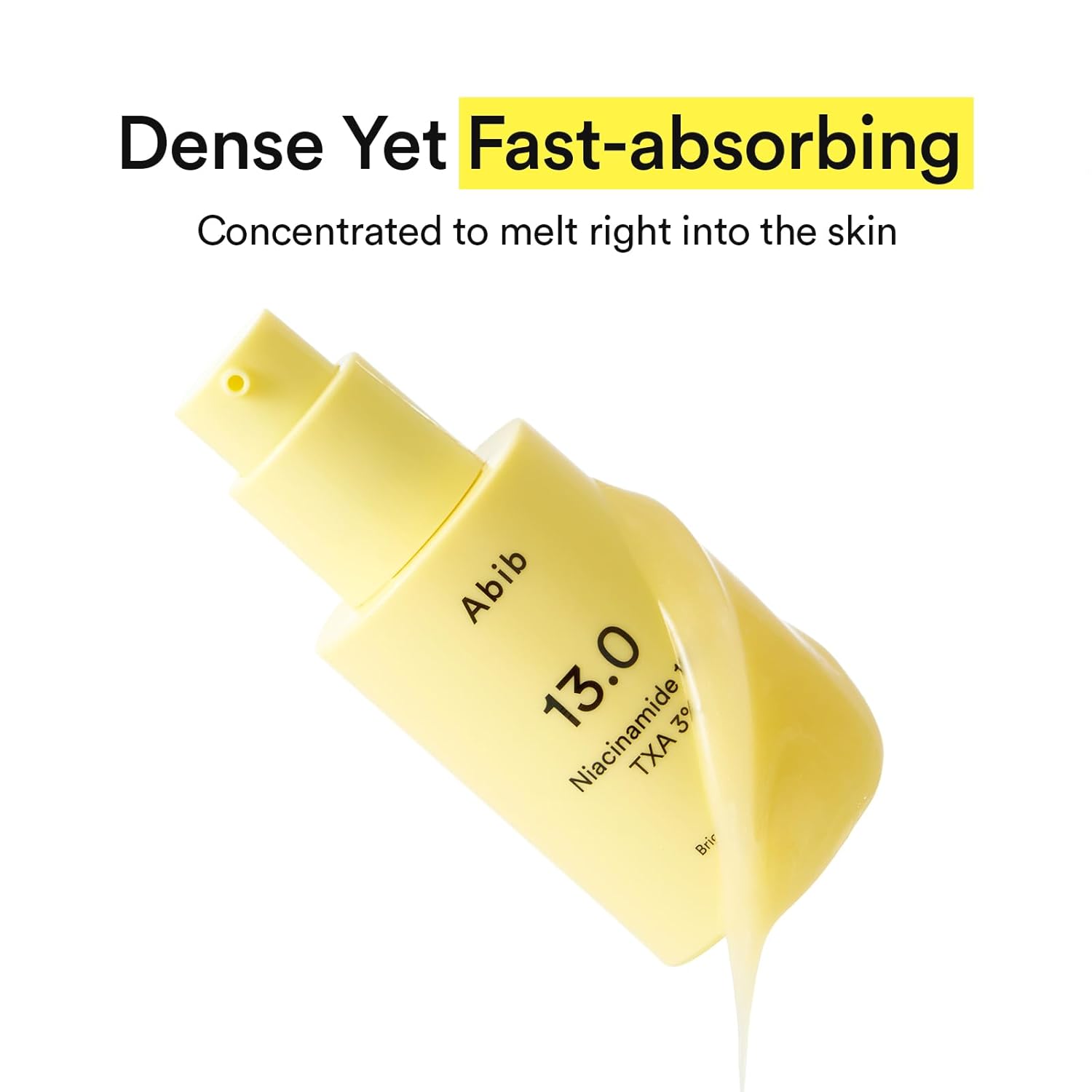 4週淡斑～韓國 ABIB Bright Force Serum 13.0 Pump 10%煙酰胺 X 3%傳明酸 美白亮膚淡瑕淡印精華 - 30ml