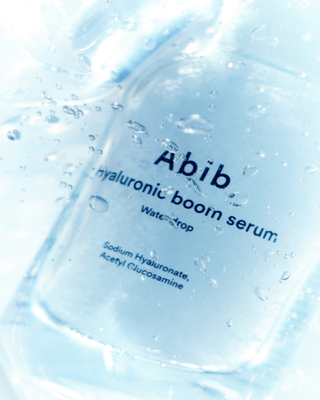 保濕炸彈精華 深入肌底20層～韓國 Abib Hyaluronic Boom Serum Water Drop 透明質酸 X 葡萄糖胺 水珠深層保濕膠囊精華液 - 50ml