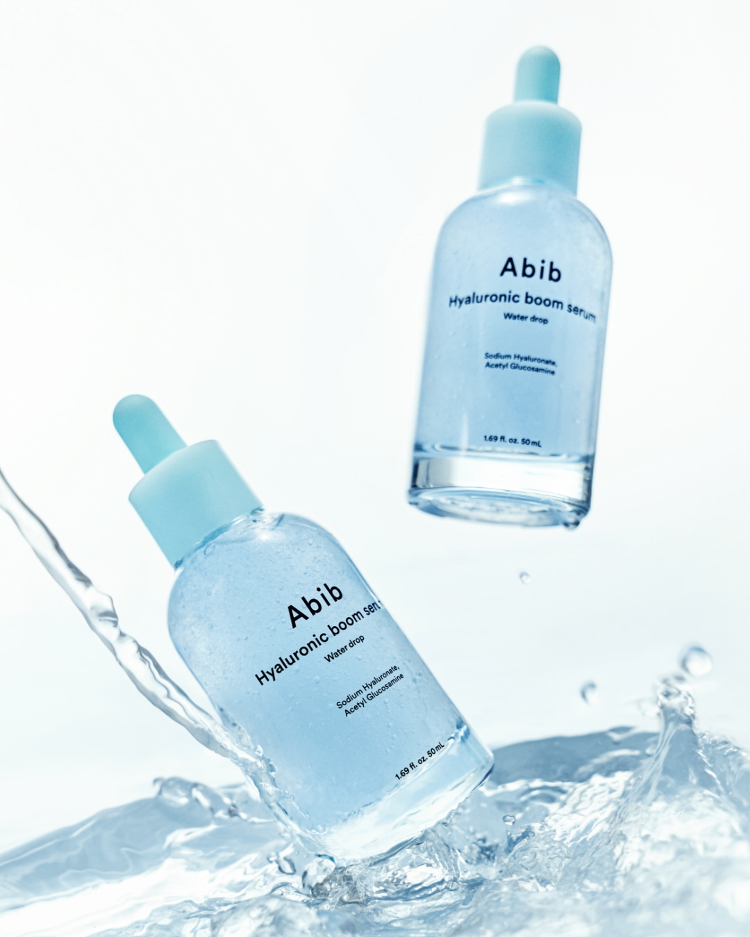 保濕炸彈精華 深入肌底20層～韓國 Abib Hyaluronic Boom Serum Water Drop 透明質酸 X 葡萄糖胺 水珠深層保濕膠囊精華液 - 50ml