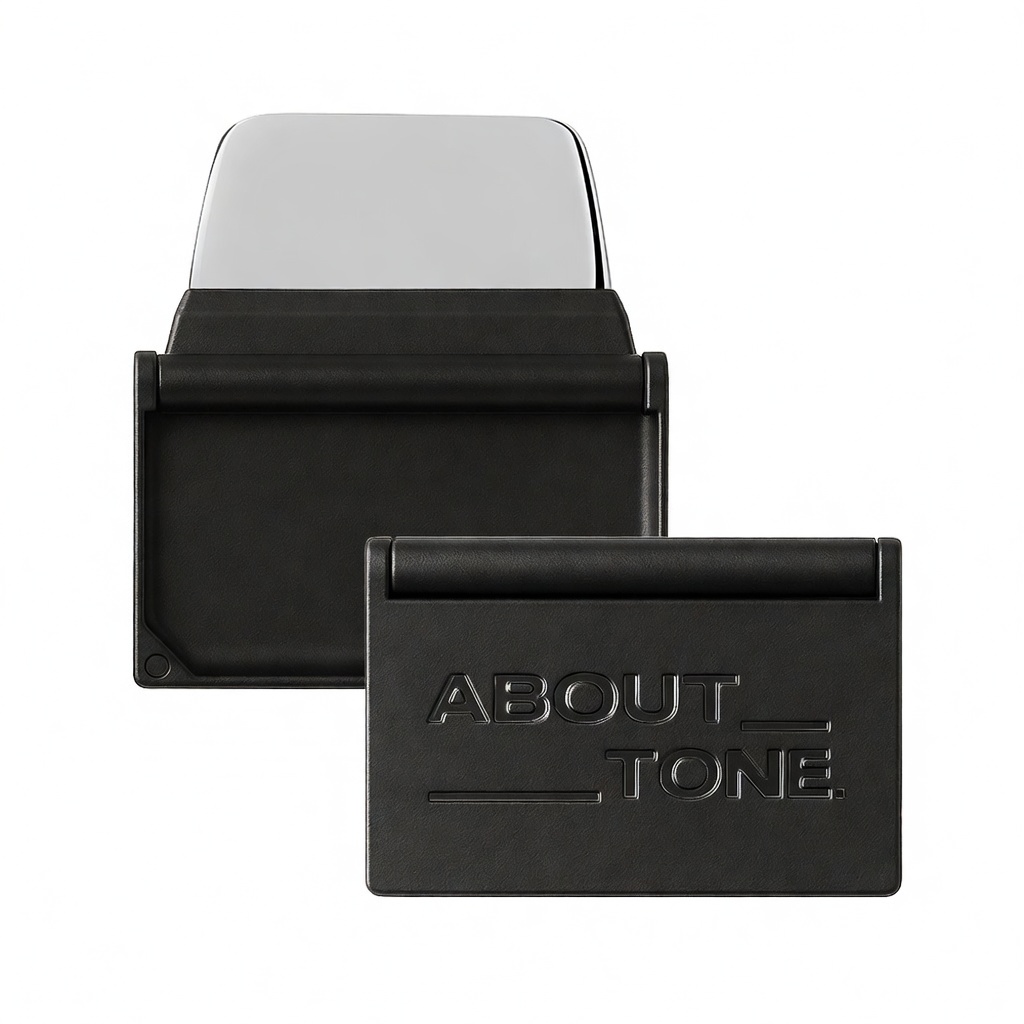 氣墊友好～韓國 About Tone Flip And Fit Spatula 便攜摺疊式底妝刮刀