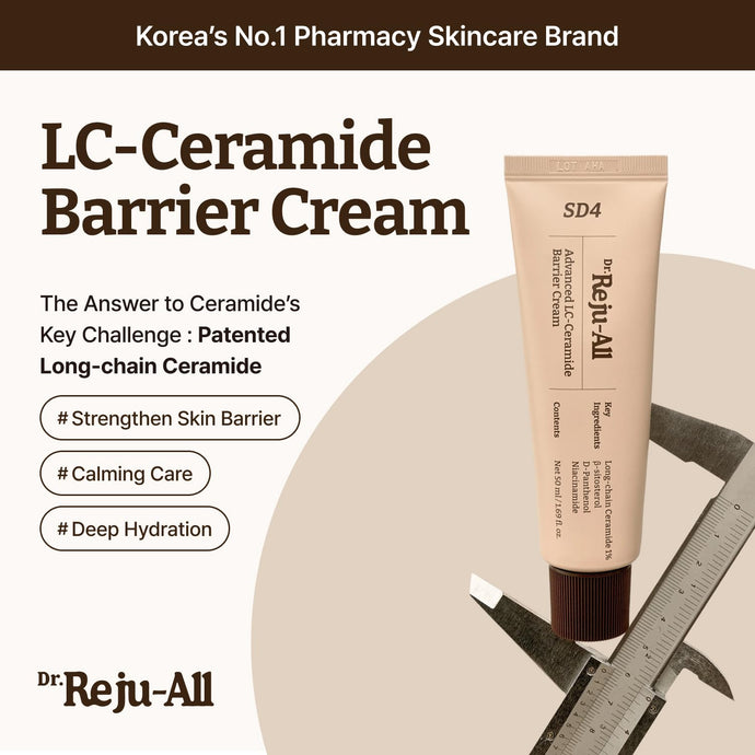 韓國藥房熱賣~Dr. Reju-All Advanced LC-Ceramide Barrier Cream 專利長鏈神經醯胺屏障修護保濕面霜 - 大容量90ml 韓國藥房熱賣~Dr. Reju-All Advanced LC-Ceramide Barrier Cream 專利長鏈神經醯胺屏障修護保濕面霜 - 大容量90ml
