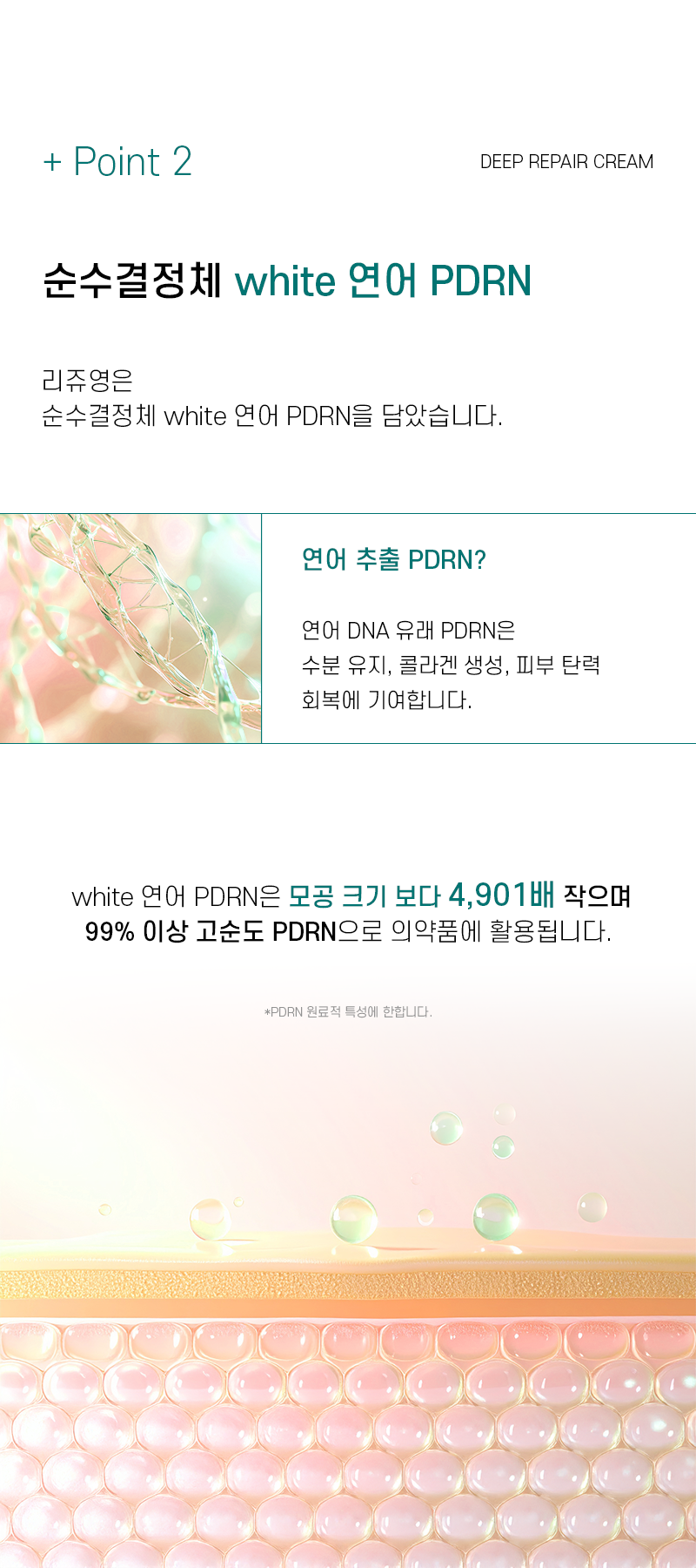 韓國藥房推介~醫美術前後 RXme Rejuyoung PDRN 10000 Deep Repair Cream 99%純度鮭魚PDRN 深層修復面霜 - 30ml