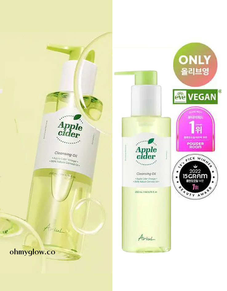 韓國 Ariul Apple Cider Deep Cleansing Oil 蘋果醋深層淨化卸妝潔面油 - 200ml 韓國 Ariul Apple Cider Deep Cleansing Oil 蘋果醋深層淨化卸妝潔面油 - 200ml