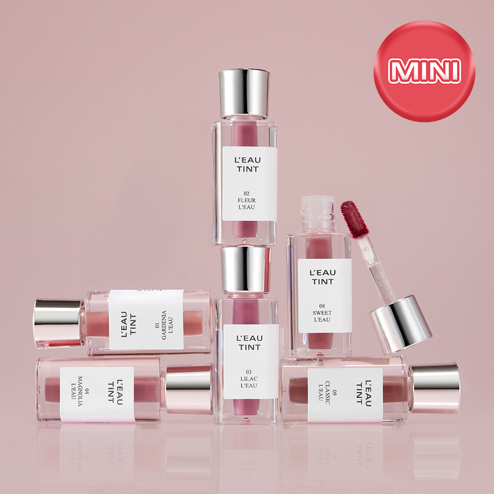 韓國BBIA LEAU TINT MINI 迷你水感亮澤唇釉(#01-09) - 9色選擇