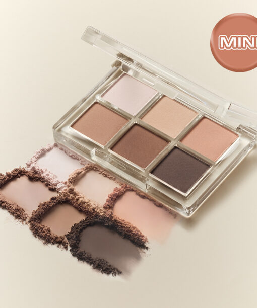 【可愛💕迷你版】韓國BBIA Ready To Wear Eye Palette - Mini 10 Custom Coffee ☕迷你咖啡系實用6色霧面眼影盤