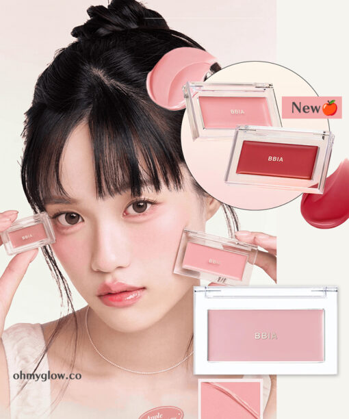 \New 🍎 Color!/ GlowPick🏆 韓國 BBIA Ready To Wear Downy Cheek 啞光單色胭脂膏(#01-14)- 14色選擇