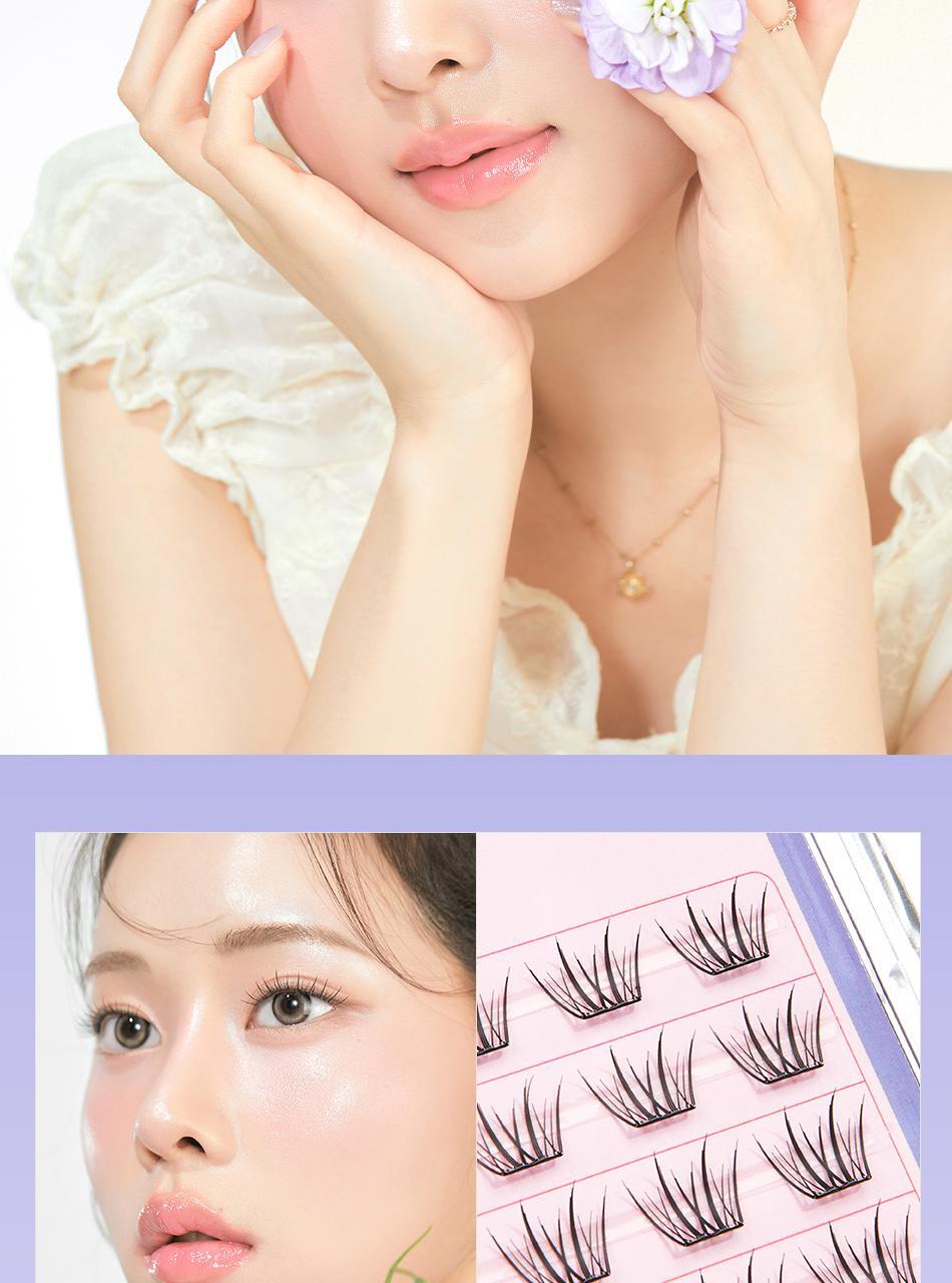 一撕即貼～韓國 OY 熱賣🏆 Coringco TokTok Hara No Glue Eyelash 免膠超薄假睫毛 - 多種款式選擇