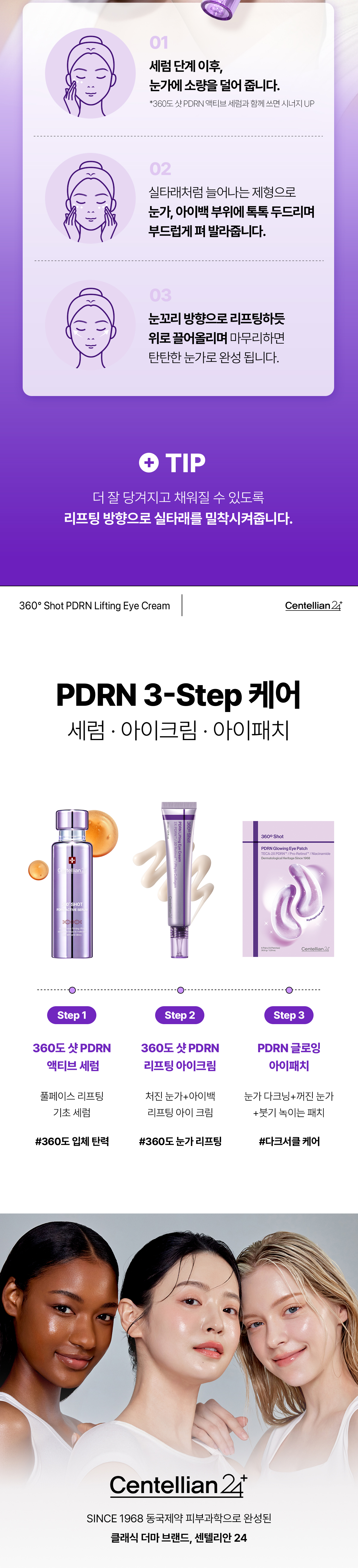 告別眼下垂～韓國 東國製藥出品 Centellian24 360° Shot PDRN lifting Eye Cream  全方位眼周拉提淡眼紋緊緻2X PDRN眼霜 - 30ml