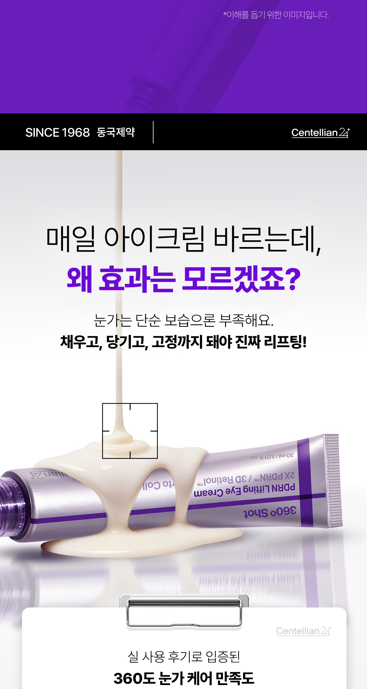 告別眼下垂～韓國 東國製藥出品 Centellian24 360° Shot PDRN lifting Eye Cream  全方位眼周拉提淡眼紋緊緻2X PDRN眼霜 - 30ml