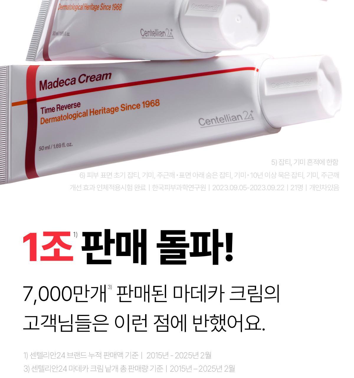 【優惠1＋1 50ml送15ml】提升200%彈力～GlowPick🏆 韓國 東國製藥 Centellian24 Madeca Cream Time Reverse 水光彈力積雪草修復面霜 - 2種選擇