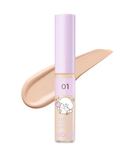 韓國平價彩妝 Two Edit by LUNA X세숑 Close-Fitting Cover Concealer 密貼遮瑕液(#01-03) - 3色選擇