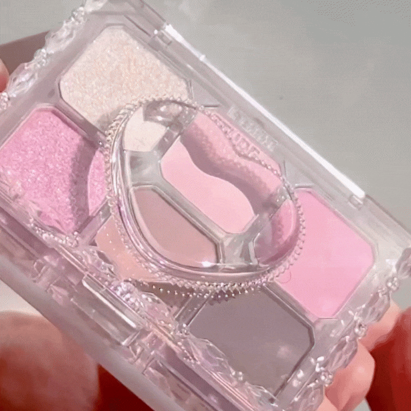 一盤搞掂全妝！雙層綜合盤～韓國 etude My Petite Palette 精巧口袋盤兩層式眼影X胭脂X高光打亮多合1妝容綜合盤(#01-05) - 5色選擇