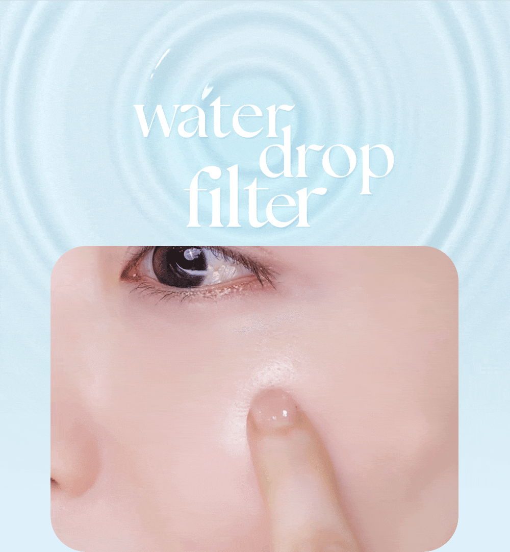 7位kitts星級化妝師共同研發！韓國 etude Water Drop Filter Cushion 水滴濾鏡輕薄水感光澤粉底氣墊 SPF 26 PA++ - 4色選擇