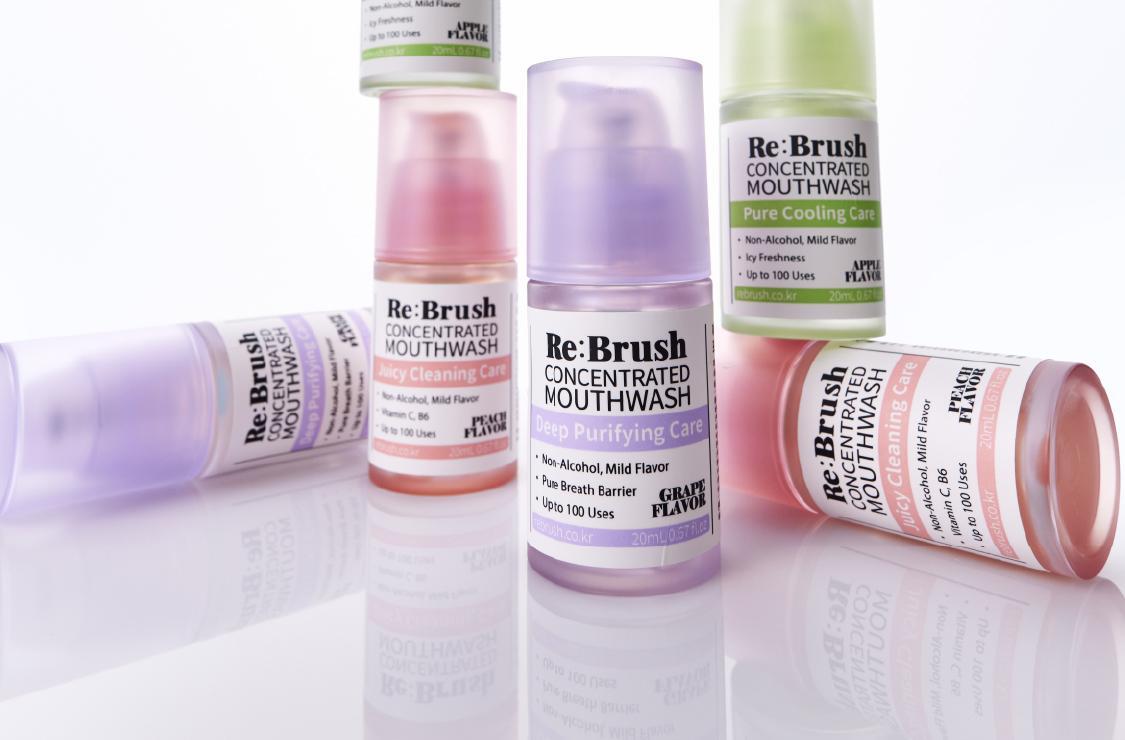 \ LeoJ 共同開發 可用100次/ 韓國 Rebrush Fruit Juice Concentrated Mouthwash 專利100倍濃縮果汁消口氣殺菌漱口液 - 3種口味選擇