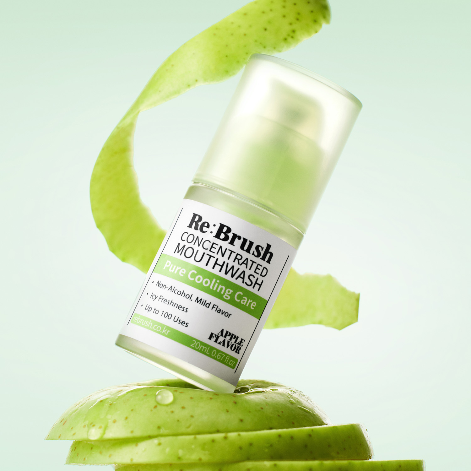 \ LeoJ 共同開發 可用100次/ 韓國熱賣 Rebrush Fruit Juice Concentrated Mouthwash 專利100倍濃縮果汁消口氣殺菌便攜漱口液 - 3種口味選擇