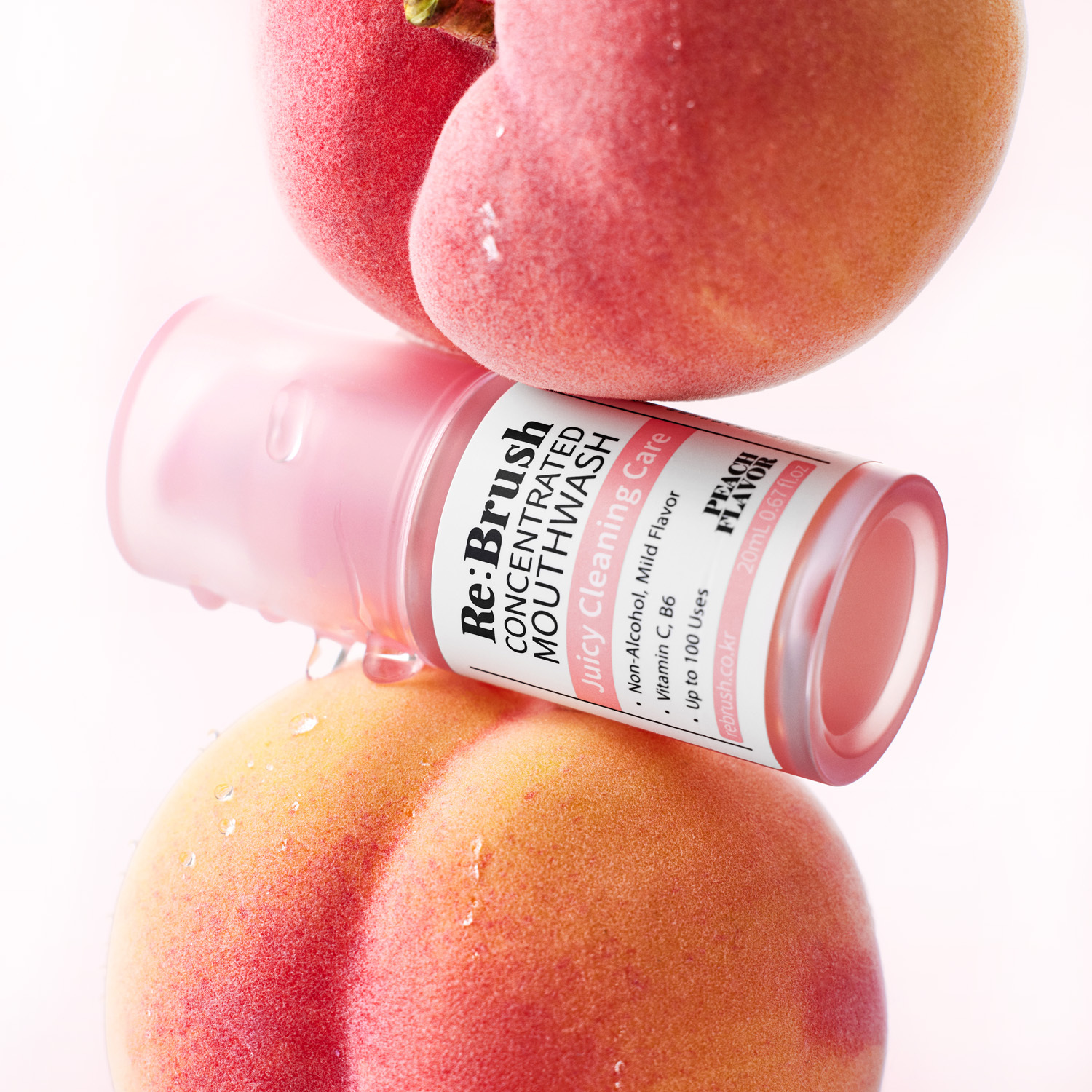 \ LeoJ 共同開發 可用100次/ 韓國熱賣 Rebrush Fruit Juice Concentrated Mouthwash 專利100倍濃縮果汁消口氣殺菌便攜漱口液 - 3種口味選擇