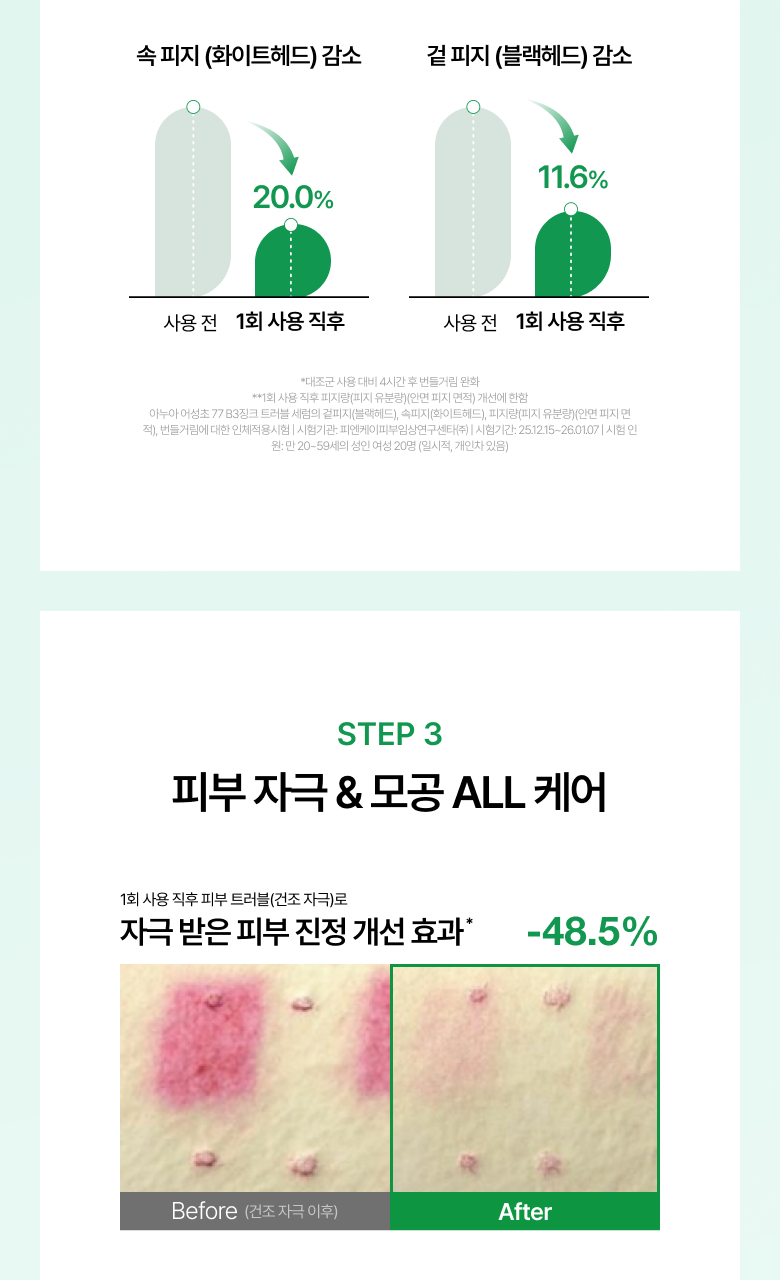 【1+1 OY優惠SET】新升級 針對痘痘肌～ANUA Heartleaf 77 + B3Zinc Soothing Serum 魚腥草X維B3鋅舒緩減紅抗痘修護精華 - 2種選擇