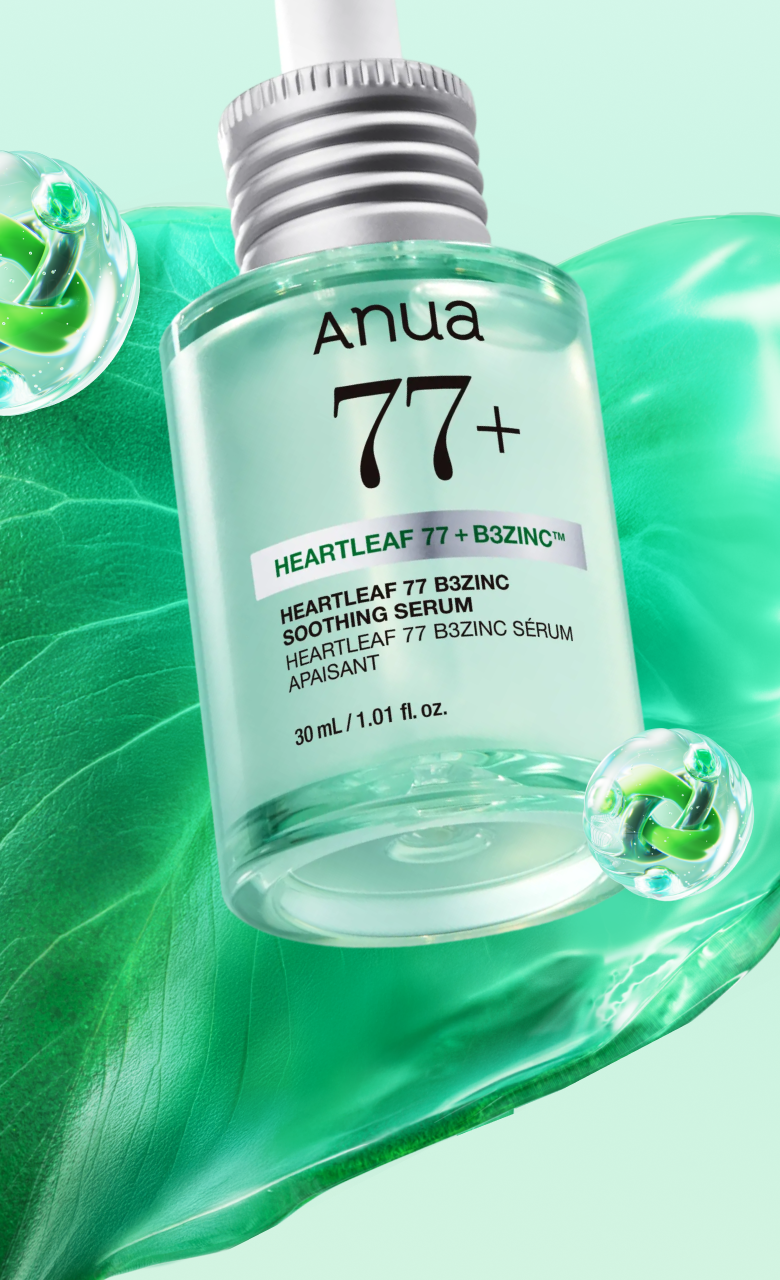 【1+1 OY優惠SET】新升級 針對痘痘肌～ANUA Heartleaf 77 + B3Zinc Soothing Serum 魚腥草X維B3鋅舒緩減紅抗痘修護精華 - 2種選擇