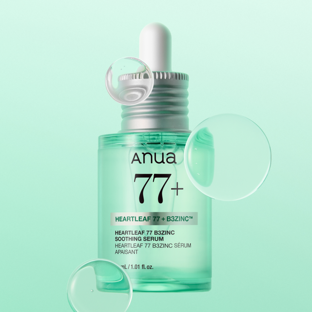 【1+1 OY優惠SET】新升級 針對痘痘肌～韓國 ANUA Heartleaf 77 + B3Zinc Soothing Serum 魚腥草X維B3鋅舒緩減紅抗痘修護精華 - 2種選擇