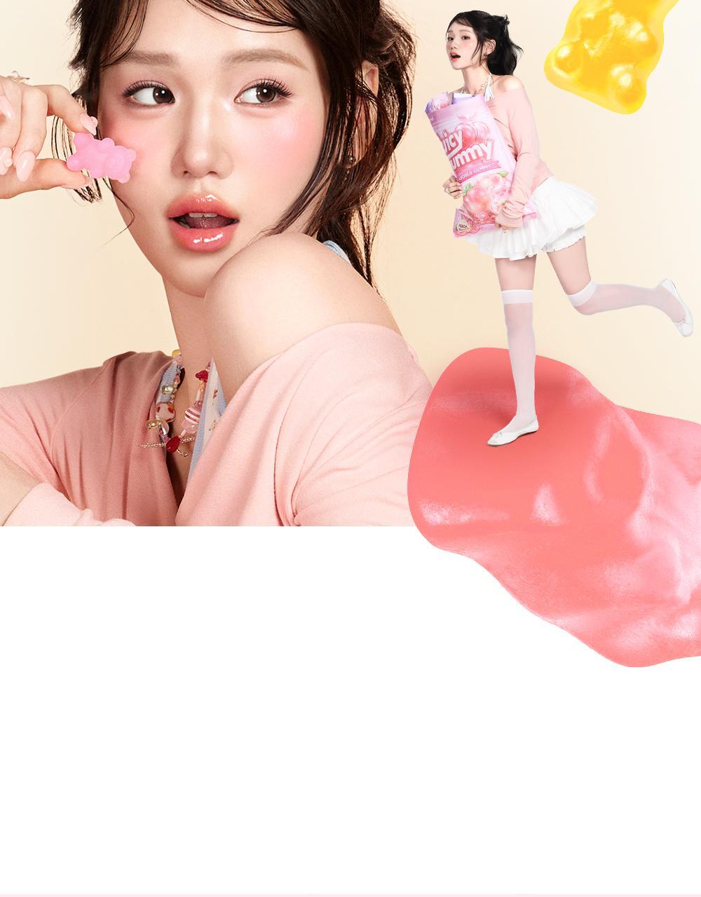 最新#17,18色入送迷你胭脂液！修飾黑眼圈～GlowPick 🏆~ 韓國 Lilybyred Luv Beam Cheek Balm 皇牌心心胭脂膏(#01-18) - 多色選擇