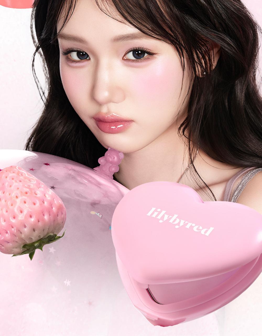 最新#17,18色入送迷你胭脂液！修飾黑眼圈～GlowPick 🏆~ 韓國 Lilybyred Luv Beam Cheek Balm 皇牌心心胭脂膏(#01-18) - 多色選擇