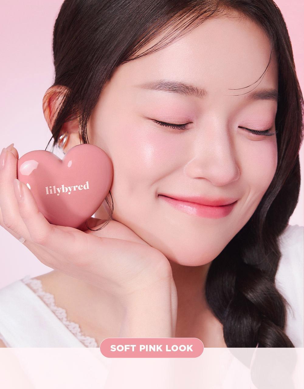 最新#17,18色入送迷你胭脂液！修飾黑眼圈～GlowPick 🏆~ 韓國 Lilybyred Luv Beam Cheek Balm 皇牌心心胭脂膏(#01-18) - 多色選擇