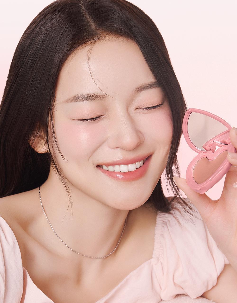 最新#17,18色入送迷你胭脂液！修飾黑眼圈～GlowPick 🏆~ 韓國 Lilybyred Luv Beam Cheek Balm 皇牌心心胭脂膏(#01-18) - 多色選擇