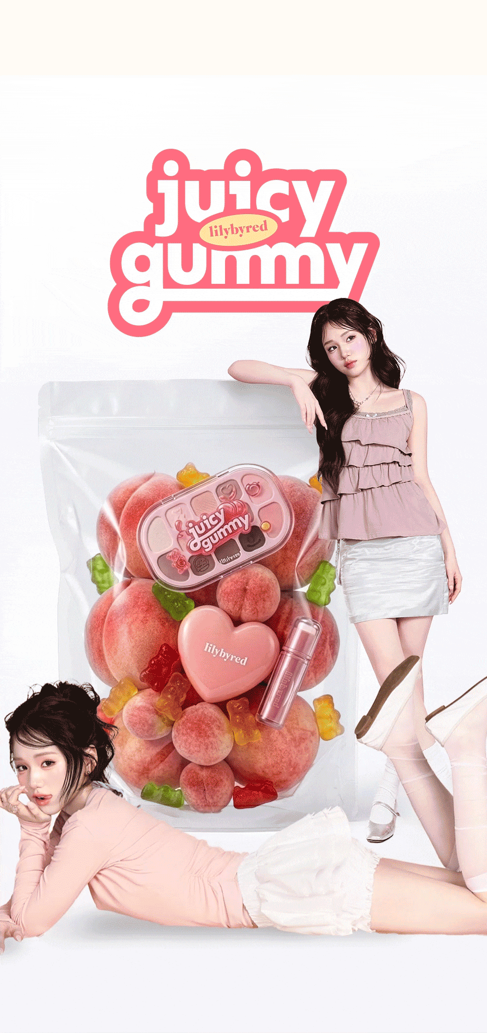 最新#17,18色入送迷你胭脂液！修飾黑眼圈～GlowPick 🏆~ 韓國 Lilybyred Luv Beam Cheek Balm 皇牌心心胭脂膏(#01-18) - 多色選擇