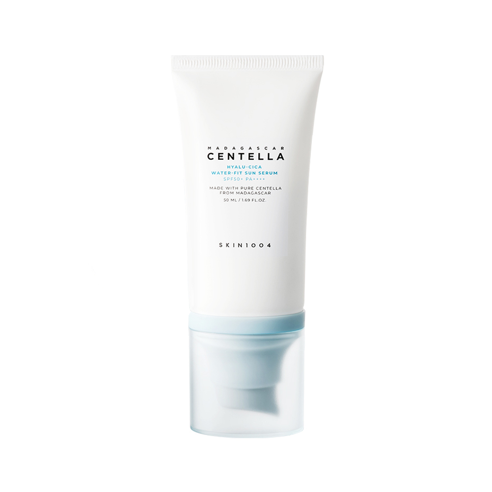 好評口碑防曬 GlowPick🏆 韓國 Skin1004 Madagascar Centella Hyalu-Cica Water-Fit Sun Serum 馬達加斯加積雪草X透明質酸水感防曬精華SPF 50+ PA++++ - 50ml