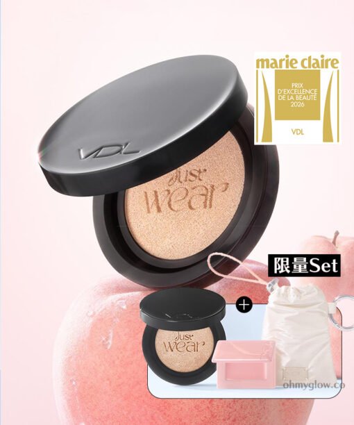 【送胭脂膏+keyring Pouch】🏆 韓國 VDL Cover Stain Perfecting Cushion 完美遮瑕柔滑自然霧面氣墊粉底連補充裝SPF35 PA++ - 多色選擇