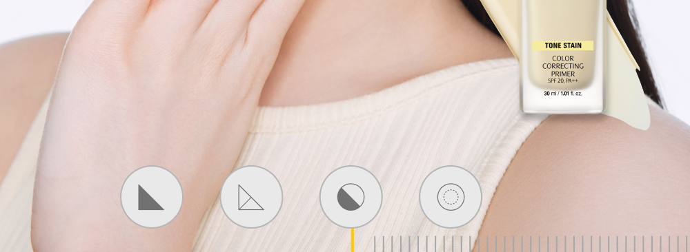 妝前校正天花板【OY套裝送刮刀棒連收納套】最新版GlowPick🏆~韓國 VDL Tone Stain Color Correcting Primer Set (+Triangular Spatula) 皇牌色彩濾鏡校正妝前乳 SPF20+ PA++ - 5色選擇