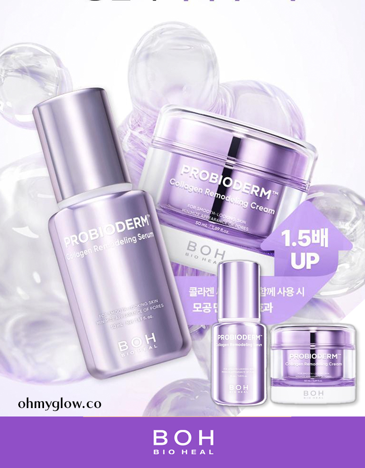 Olive Young 🏆~韓國 Bioheal Boh Probioderm Collagen Remodeling Serum + Cream Set 益生菌膠原蛋白重塑緊緻抗初老收毛孔精華+面霜優惠組合 Olive Young 🏆~韓國 Bioheal Boh Probioderm Collagen Remodeling Serum + Cream Set 益生菌膠原蛋白重塑緊緻抗初老收毛孔精華+面霜優惠組合