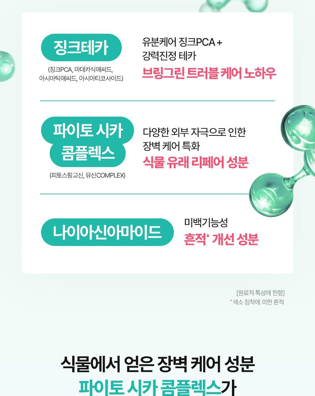 抗痘淡印~韓國 Bring Green Zinc Teca Repair Cream 鋅PCA X TECA 脂質體積雪草鎮靜修復袪痘面霜 - 80ml