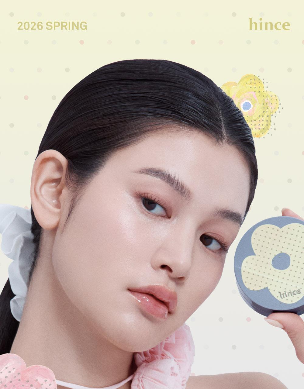【限量SET連補充裝+送正裝胭脂膏】韓國 hince Second Skin Mesh Matte Cushion 原生肌網狀霧感氣墊粉底SPF40 PA++ - 4色選擇
